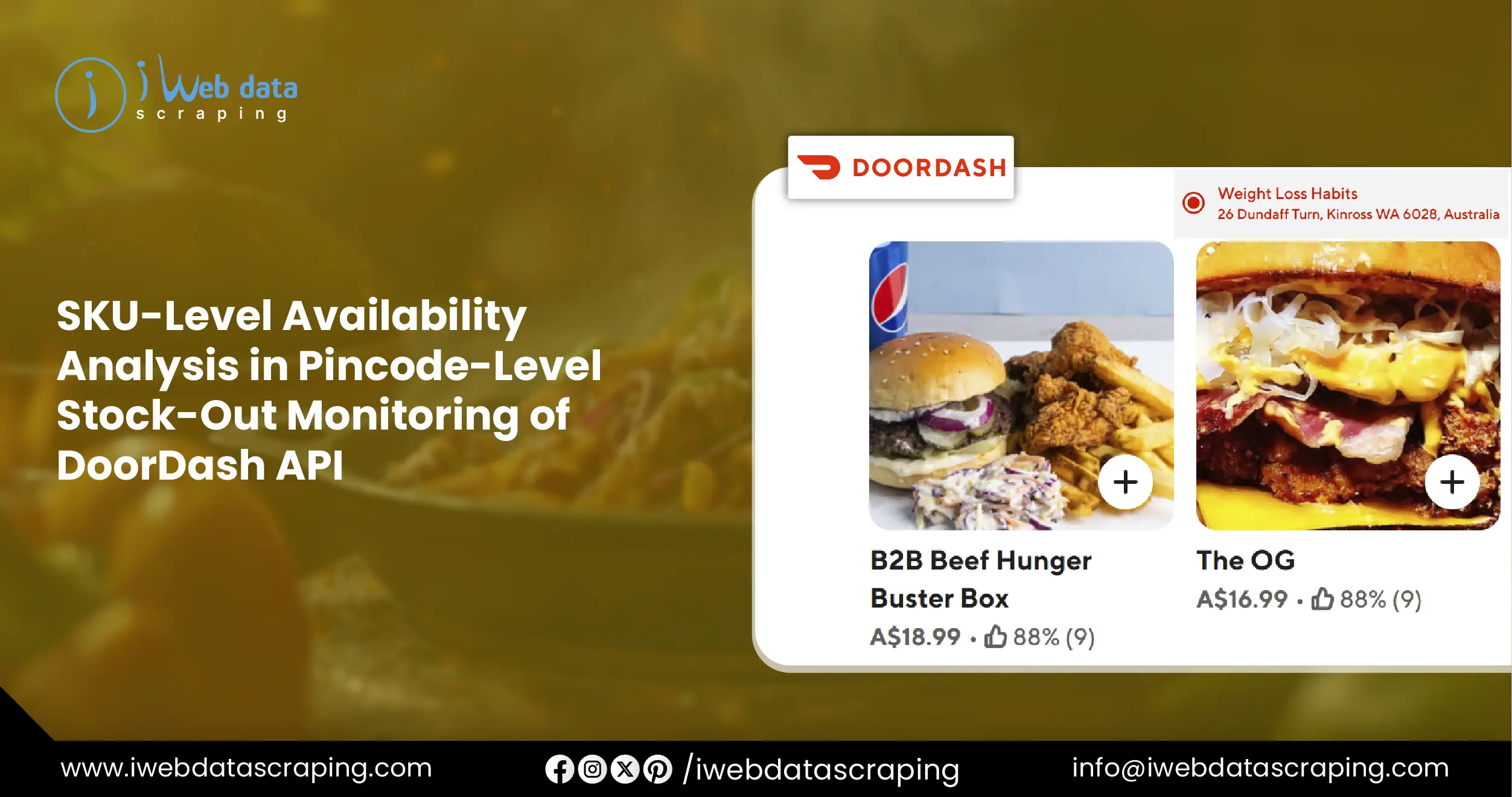 Pincode-Level Stock-Out Monitoring of DoorDash API